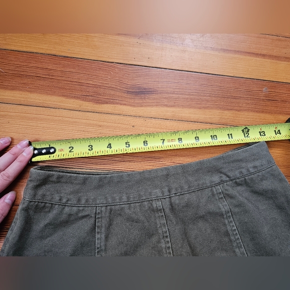 Olive Green Skirt - Picture 3 of 4